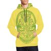 The Brimstone Lab Neon Grey Grus "Big Face" Hoodie