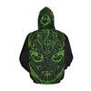 The Brimstone Lab Neon Grey Grus "Big Face" Hoodie