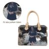 Runae Moon Boston Leather Handbag-Khaki