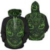 The Brimstone Lab Neon Grey Grus "Big Face" Hoodie