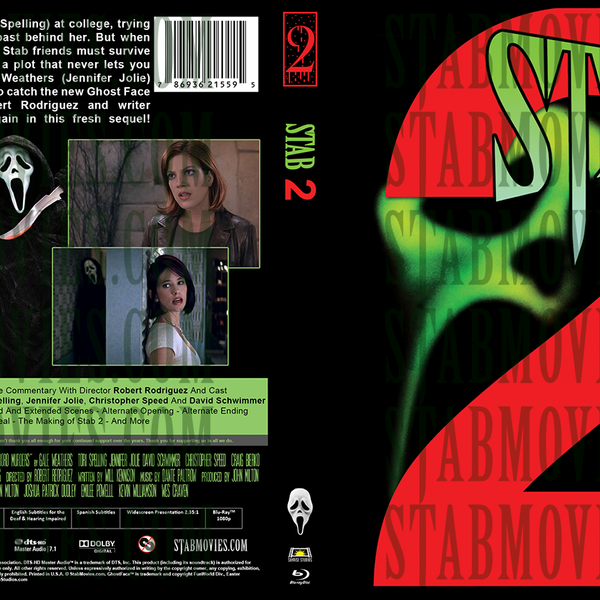 Stab 2 Blu Ray Case