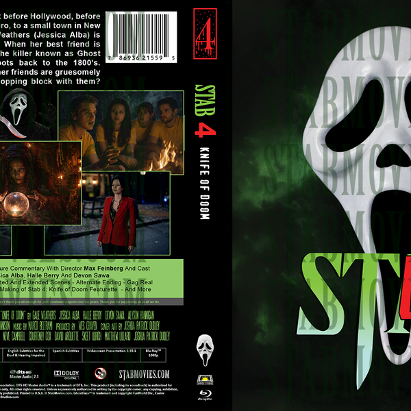 Stab 4 Blu Ray Case