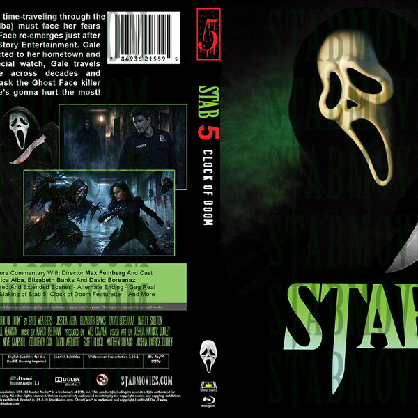 Stab 5 Blu Ray Case