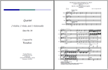 Opus No. 5A, String Quartet (2 Violins, 1 Viola, 1 Cello)