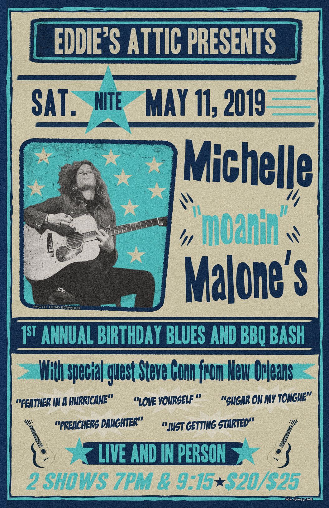 Blues Birthday Poster–SIGNED