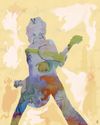 Abstract Musician Series - Jimmy Page (5x7")