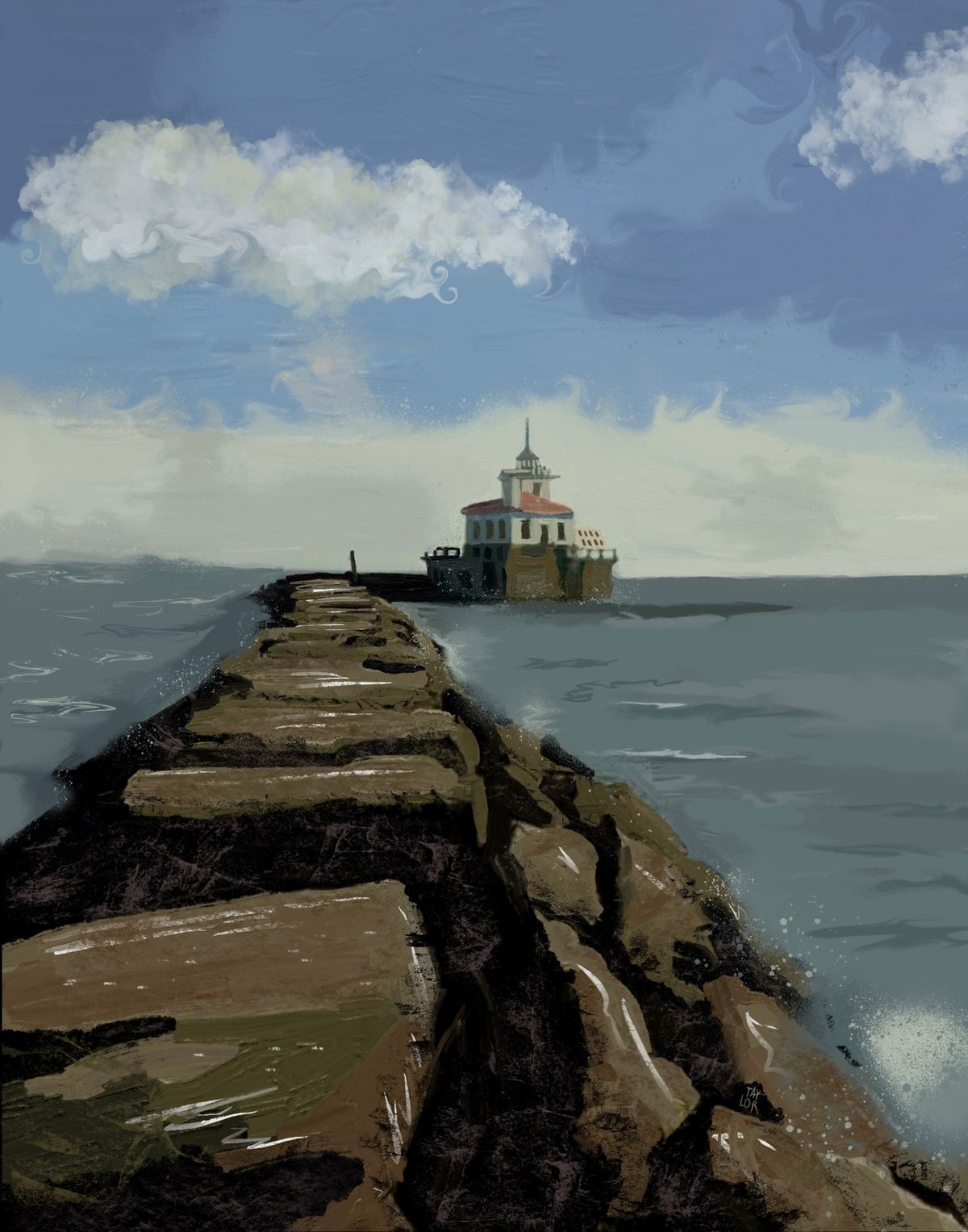 Lighthouse (11x14")
