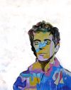 Abstract Musician Series - Lou Reed (5x7")