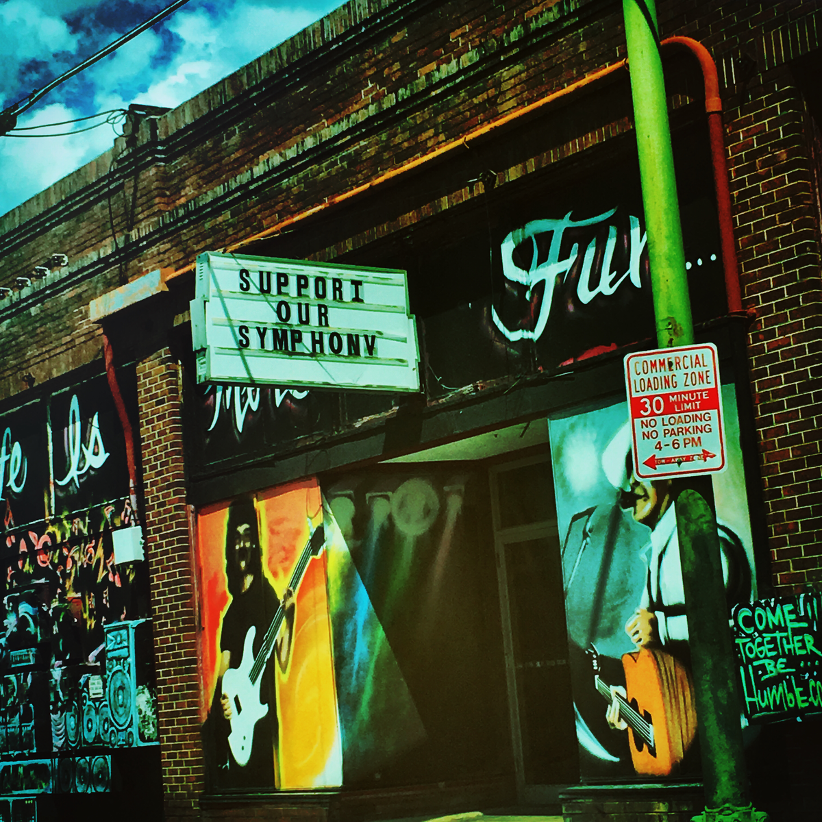 San Antonio Series - Alamo Music Store (8x10")