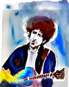 Abstract Musician Series - Bob Dylan (5x7")