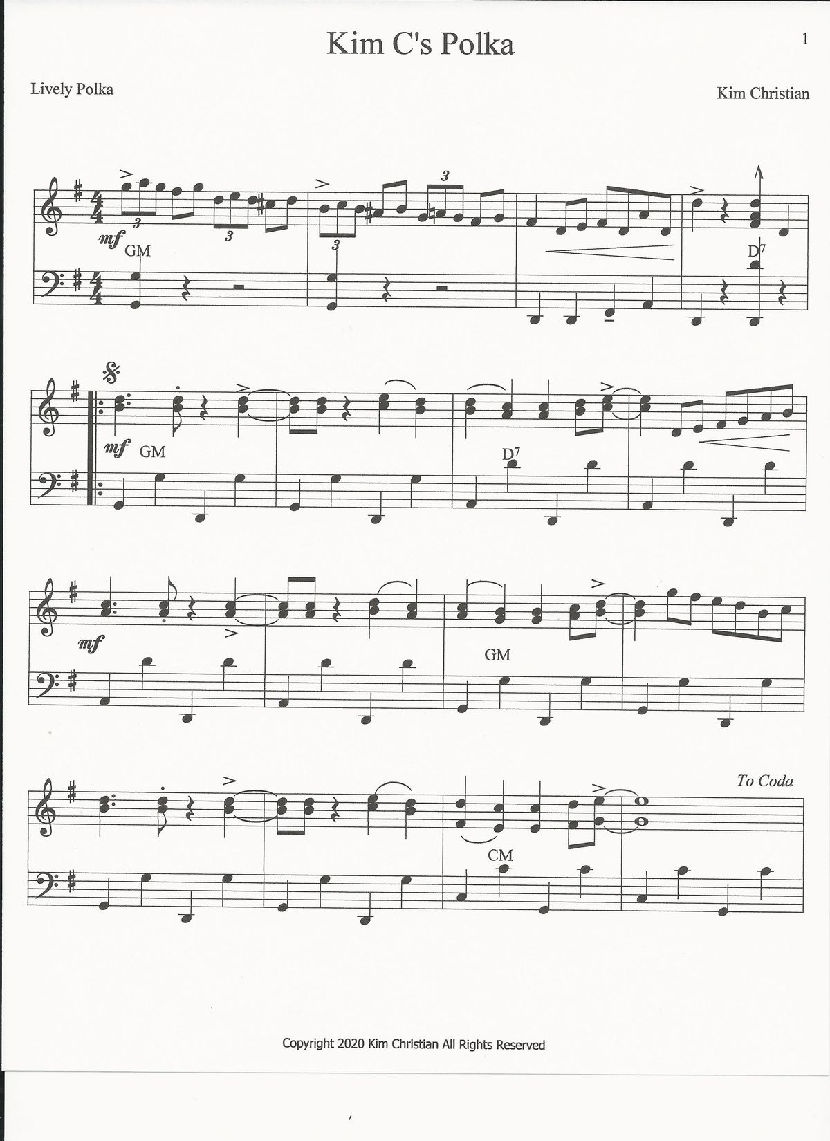 Kim C's Polka Solo