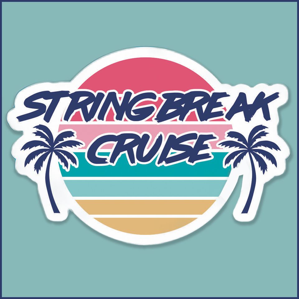 STRING BREAK CRUISE Die-Cut Sticker