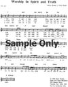 Worship in Spirit and Truth - Leadsheet in D