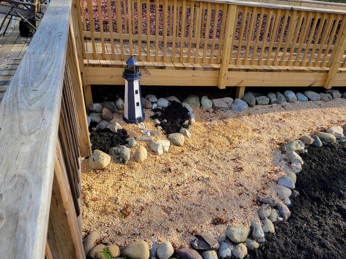 MULCH INSTALL ONE PALLET (PREP / DELIVERY / SPREAD)