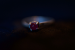 Pink Ruby Silver Ring