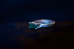Silver Emerald Ring