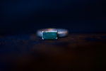 Silver Emerald Ring