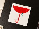 Umbrella Logo Sticker