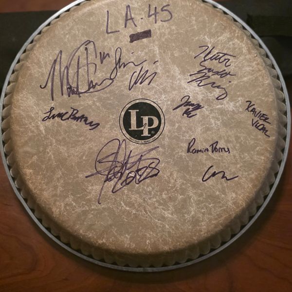🥁 12" LP Conga Head – Played by Amy Torres, Signed by LA 45