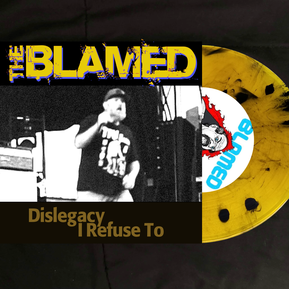 The Blamed And Teeth For Eyes Split - YELLOW BLACK The Blamed And Teeth For Eyes Split