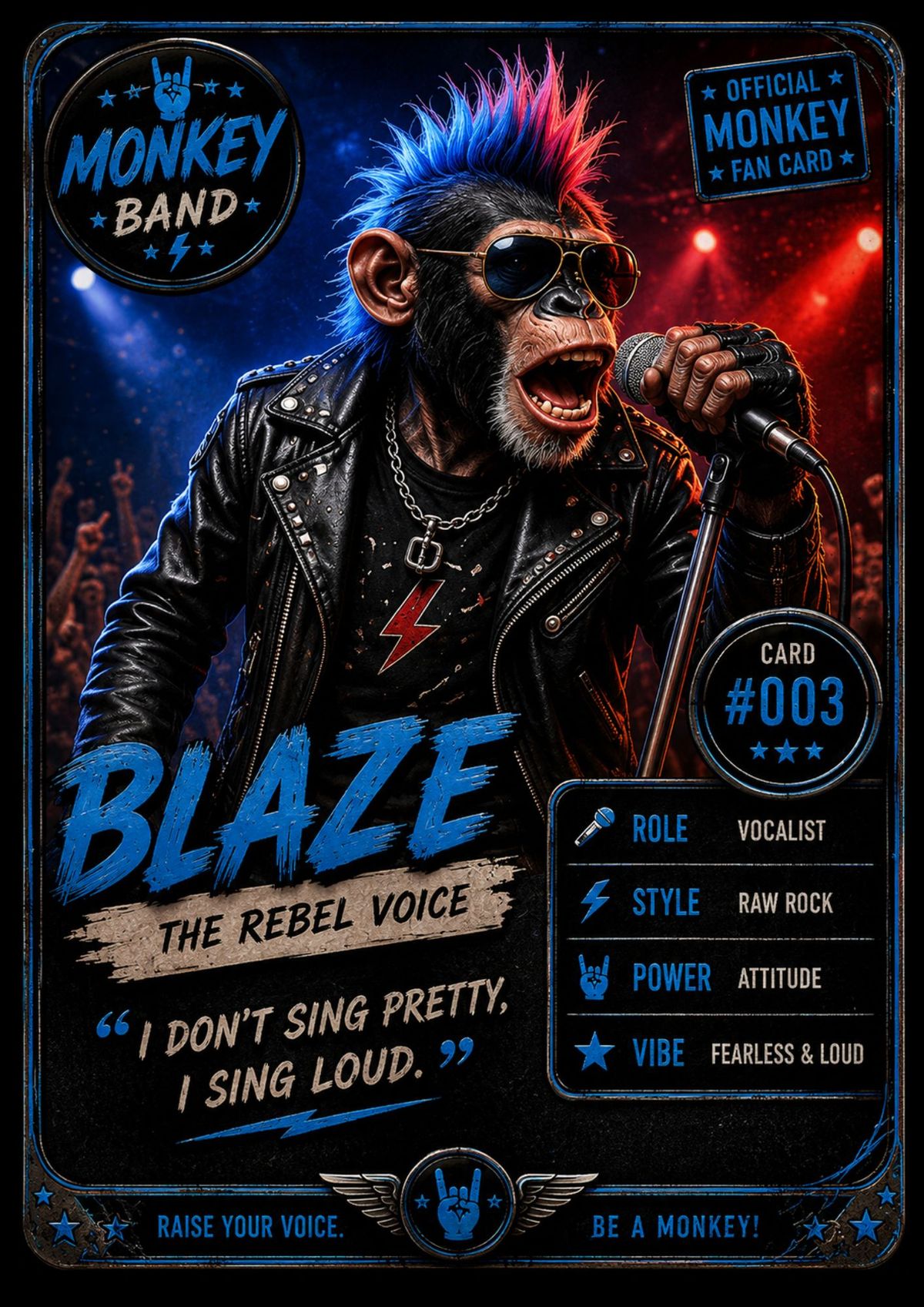 BLAZE #003 β THE REBEL VOICE
