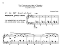 CODA - 16. Jambe à la barre "To Desmond M. Clarke" - PDF Sheet music