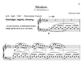 CODA - 17. Port de bras in 2 "Modern" - PDF Sheet music