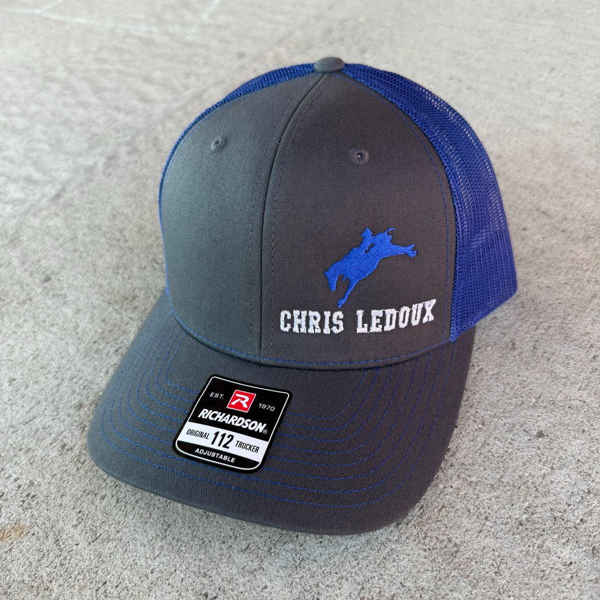 Chris LeDoux Charcoal/Royal Mesh Cap
