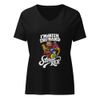 Women's Relaxed V-Neck T-Shirt | Bella Canvas 6405CVC
