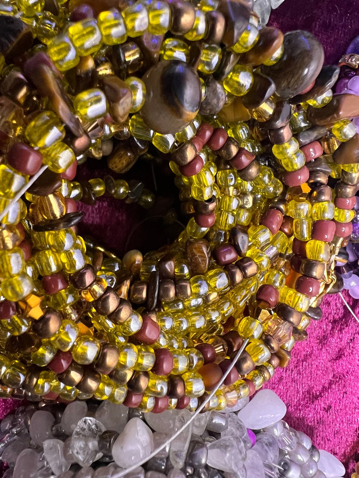 Ready-to Ship Crystal Waist Beads