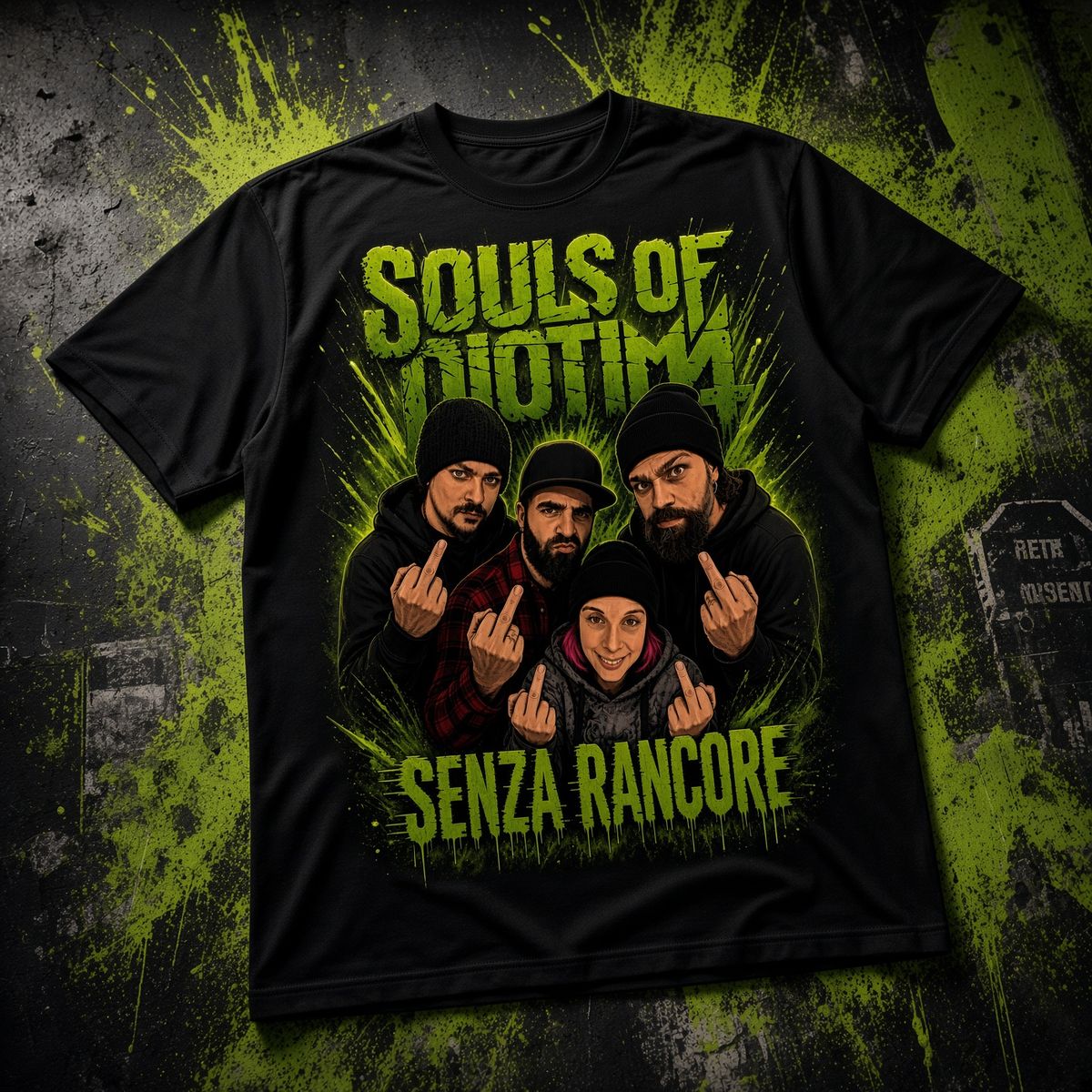 "SENZA RANCORE" T - SHIRT