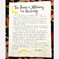 Handwritten Lyrics on Cotton Khadi Paper