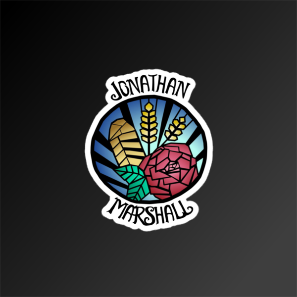 Sticker - 5.5"x5.5" - JMM Logo w/ Name
