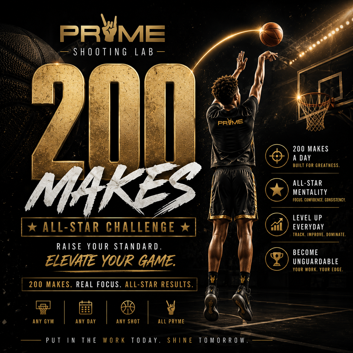 π PRYME SHOOTING LAB β 200 MAKES