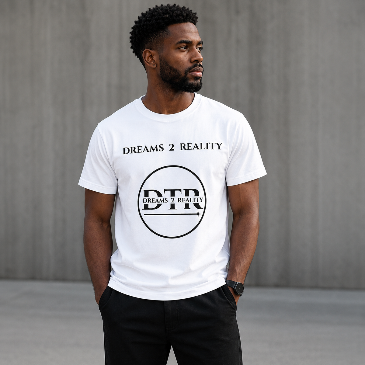 DTR Official Logo Tee - White