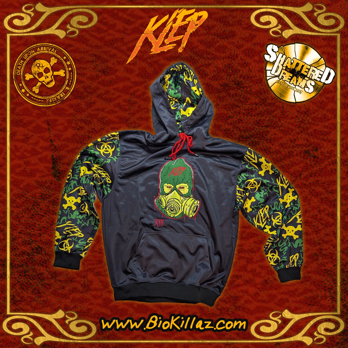 Gas Mask God Hoodie
