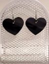 Black Heart Earrings