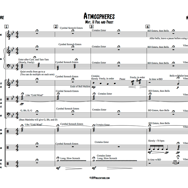 "Atmospheres - Mvt. II Fog and Frost" Octet