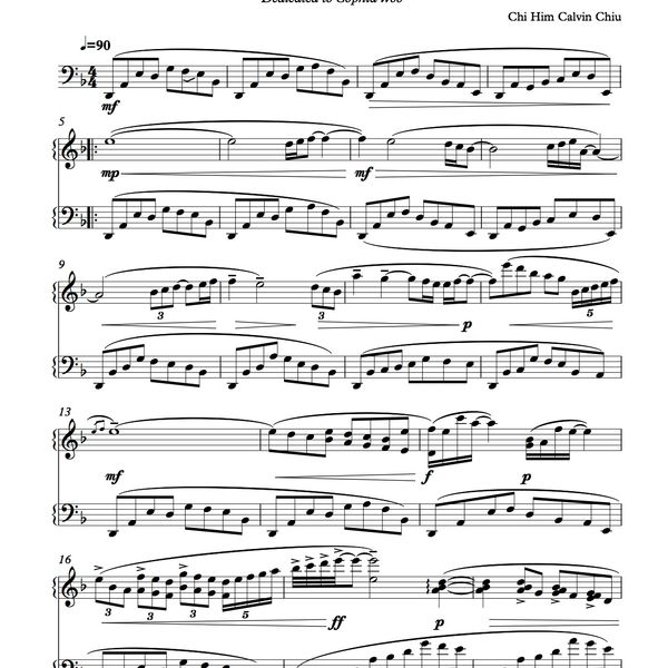 "Memento" Marimba and Vibraphone Duet *Hard Copy*