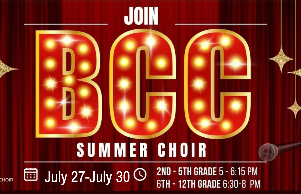 2026 BCC Summer Choir