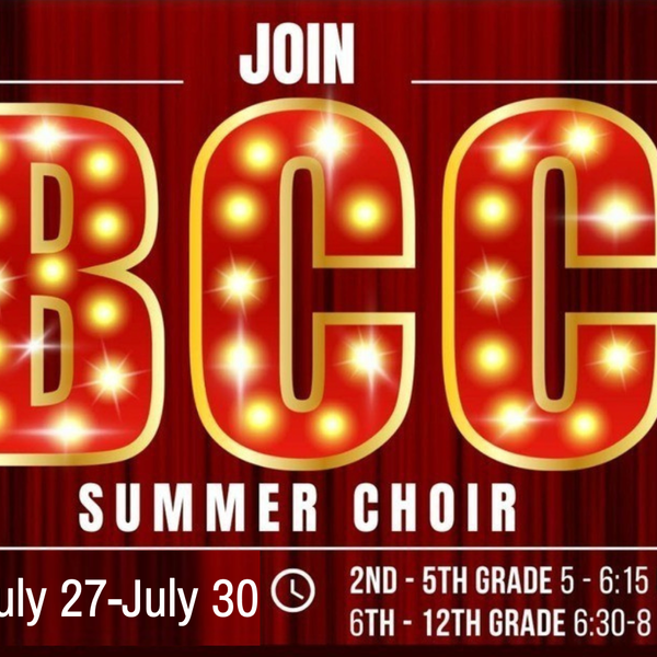 2026 BCC Summer Choir