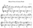 Music From A Lotus Pond (BUNDLE OFFER: Sheet Music + Piano Tutorial Interactive Videos)(ONLY $20)