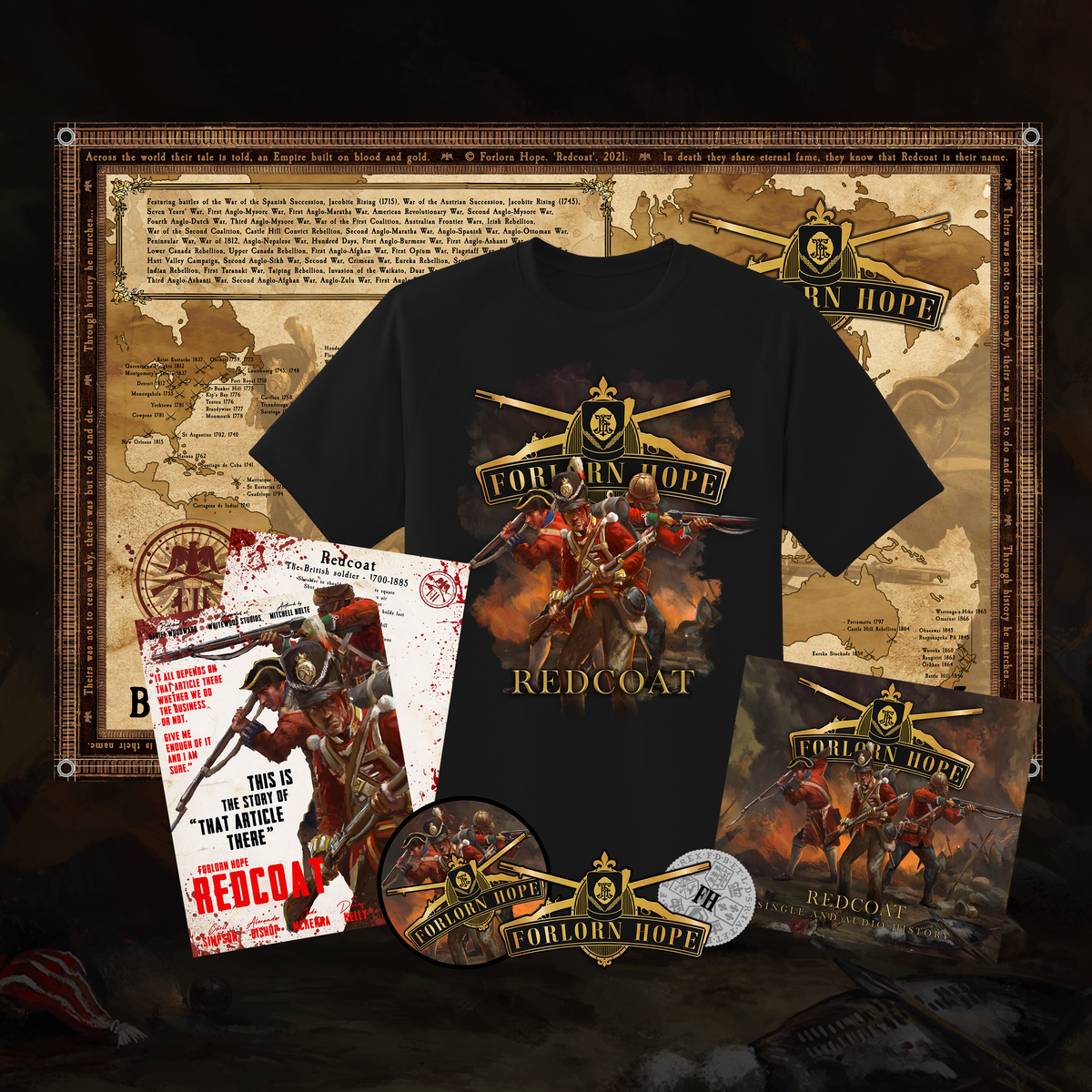 ‘Redcoat’ Single & Audiohistory - King’s Shilling Bundle - LIMITED EDITION