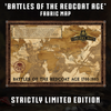LIMITED EDITION - 'Battles of the Redcoat Age' Fabric Map