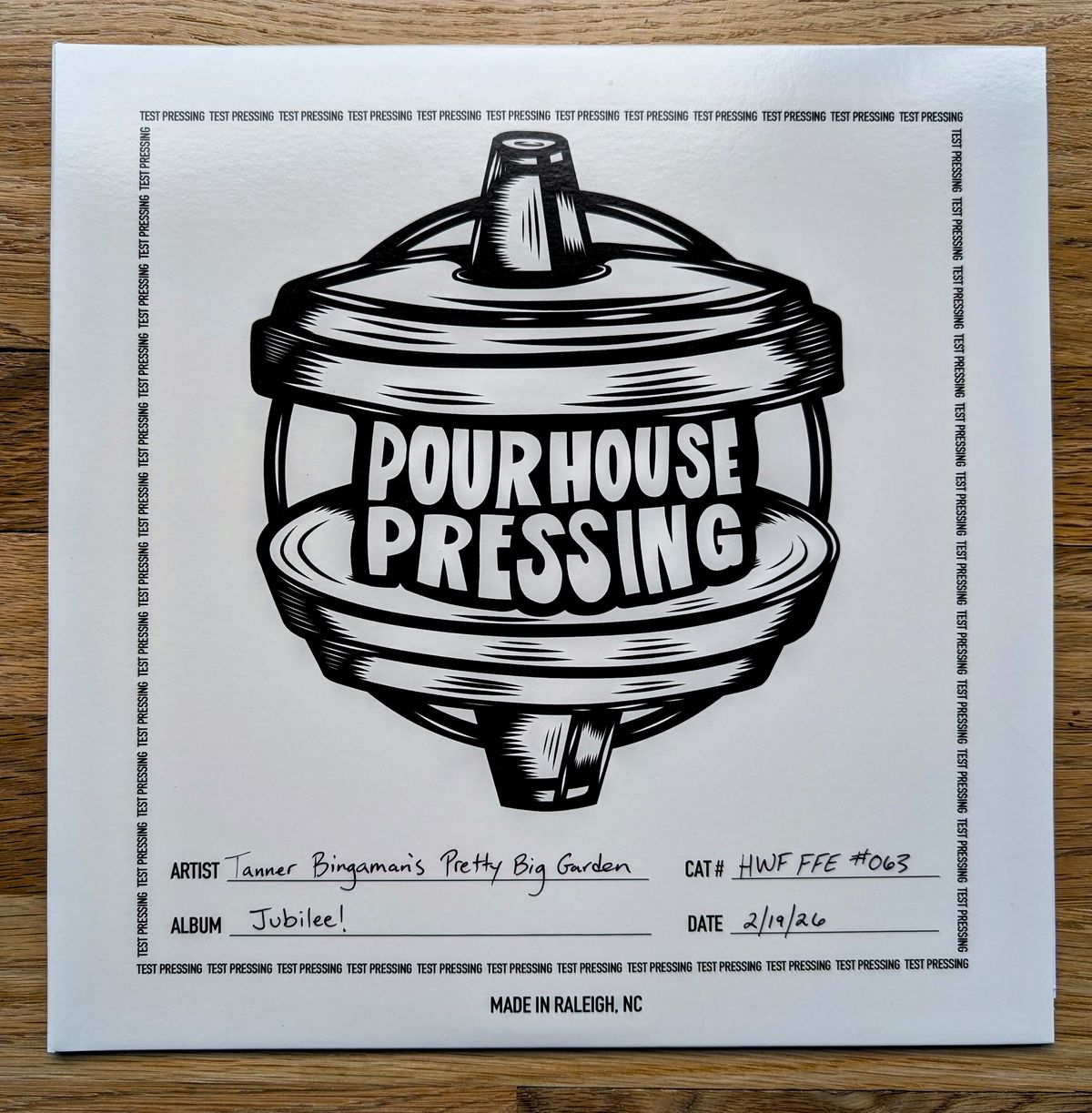 Vinyl Test Pressing - Jubilee!