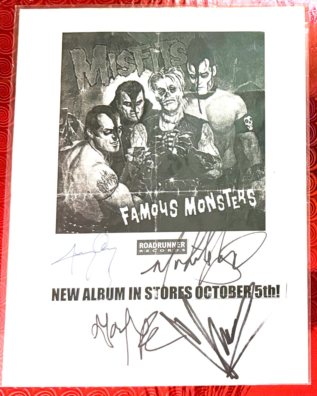#27, 28, 29 - Misfits Signed Flyers, Original Photos etc