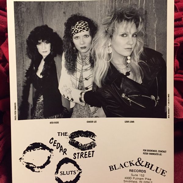 RARE Original Cedar St Sluts 8x10 Promo