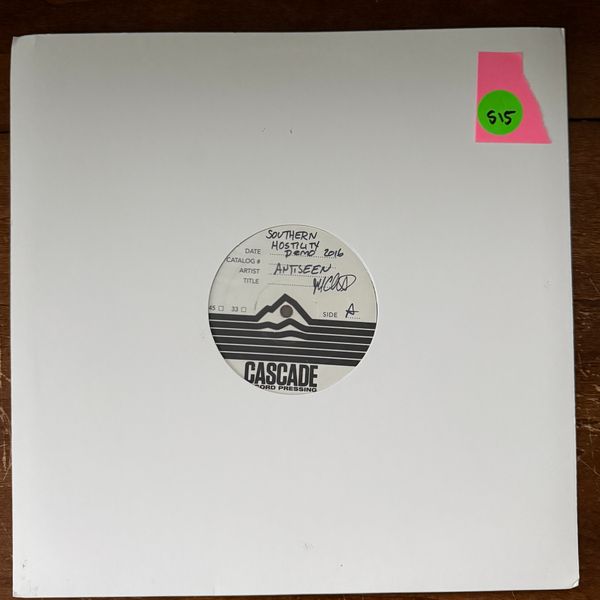 #515 The Southern Hostility Demos 2016 Test Pressing SIGNED - #515 THE SOUTHERN HOSTILITY TEST