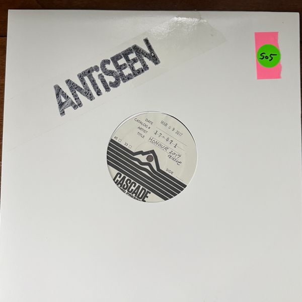 #505 Honour Among Thieves Cascade Test Pressing 2017 - #505 HONOUR AMONG THIEVES CASCADE TEST
