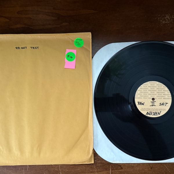 #510 Raw Shit 1989 Test Pressing - #510 RAW SHIT 1989 TEST